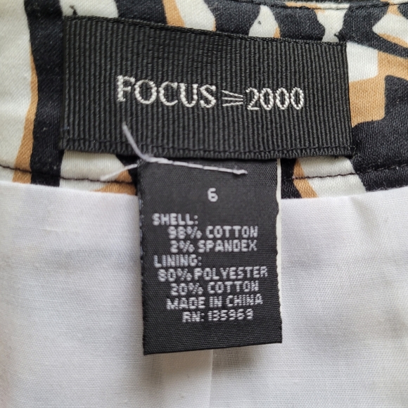 Animal Print Pencil Skirt - Royal Blue - Picture 5 of 5